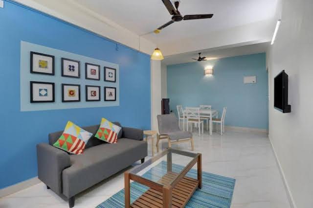 Luxury 2Bhk Apartment Near Calangute Baga Beach With Pool 외부 사진