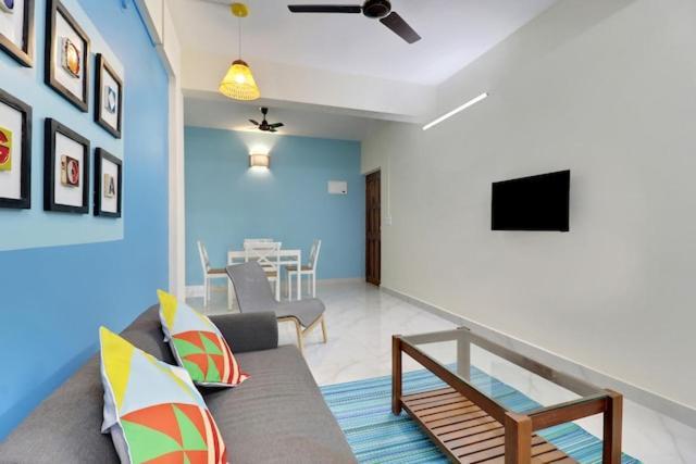 Luxury 2Bhk Apartment Near Calangute Baga Beach With Pool 외부 사진