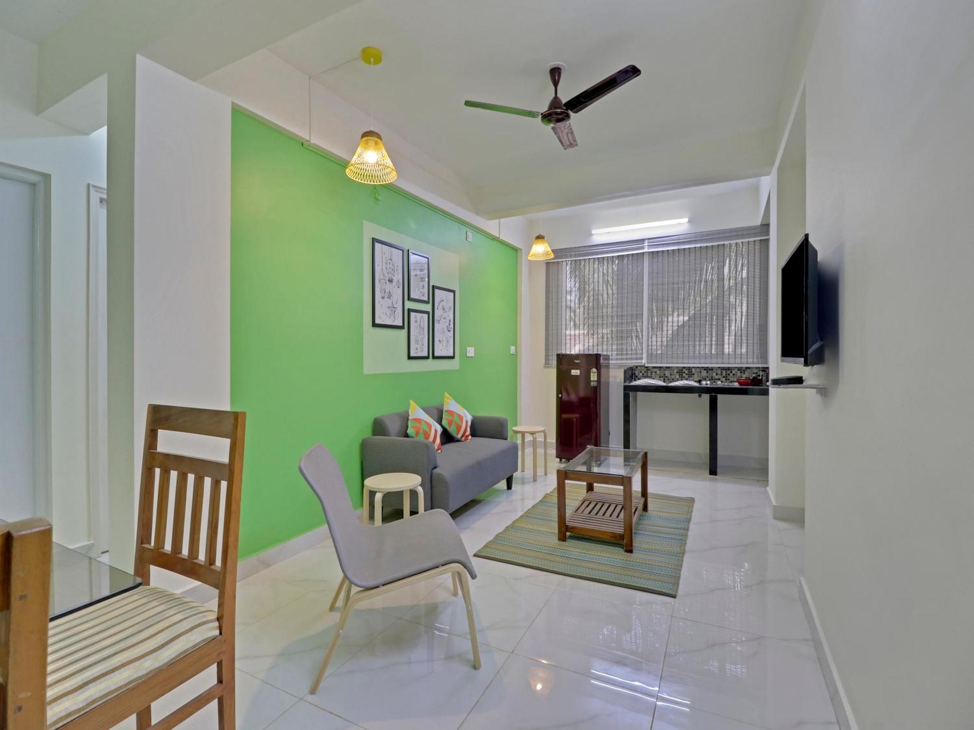 Luxury 2Bhk Apartment Near Calangute Baga Beach With Pool 외부 사진