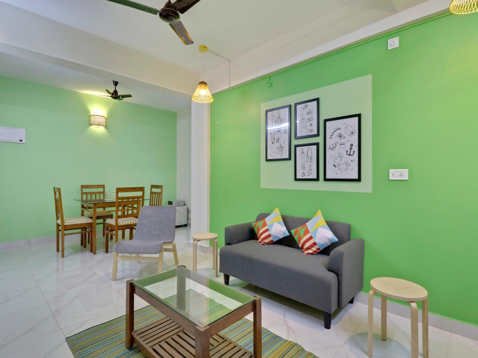 Luxury 2Bhk Apartment Near Calangute Baga Beach With Pool 외부 사진